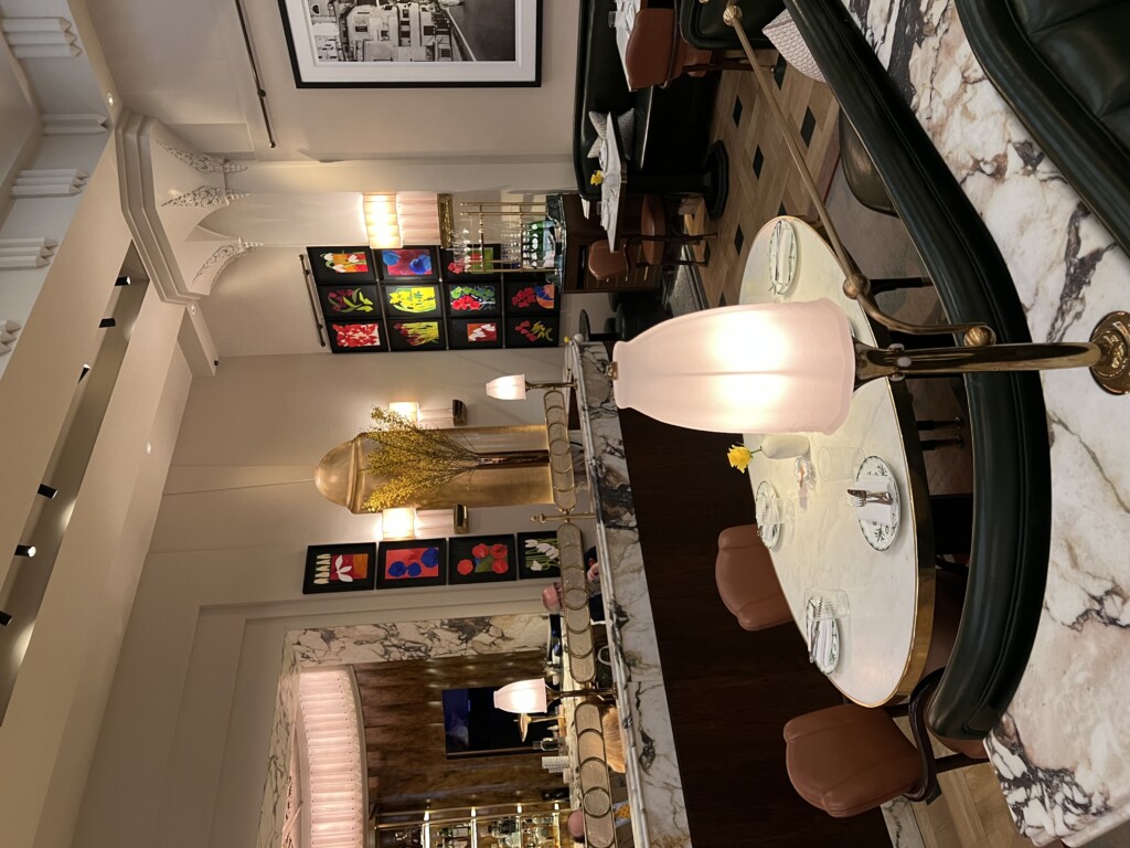 Claridges x DANTE the bar at the restaurant 