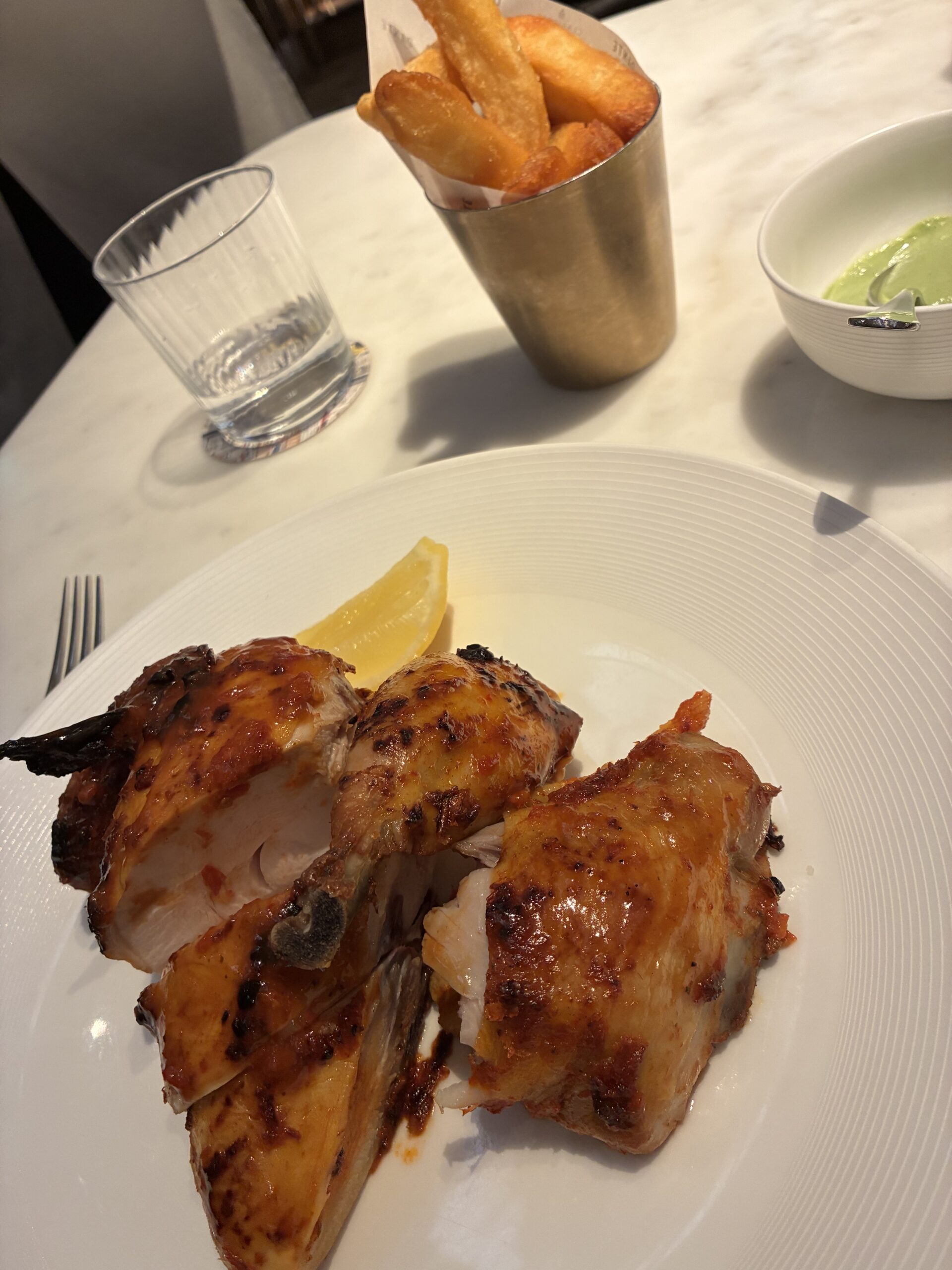 Claridges x DANTE chicken alla diavola