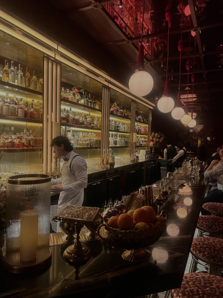 Carbone London - Glamour and Happy Taste buds stunning bar 
