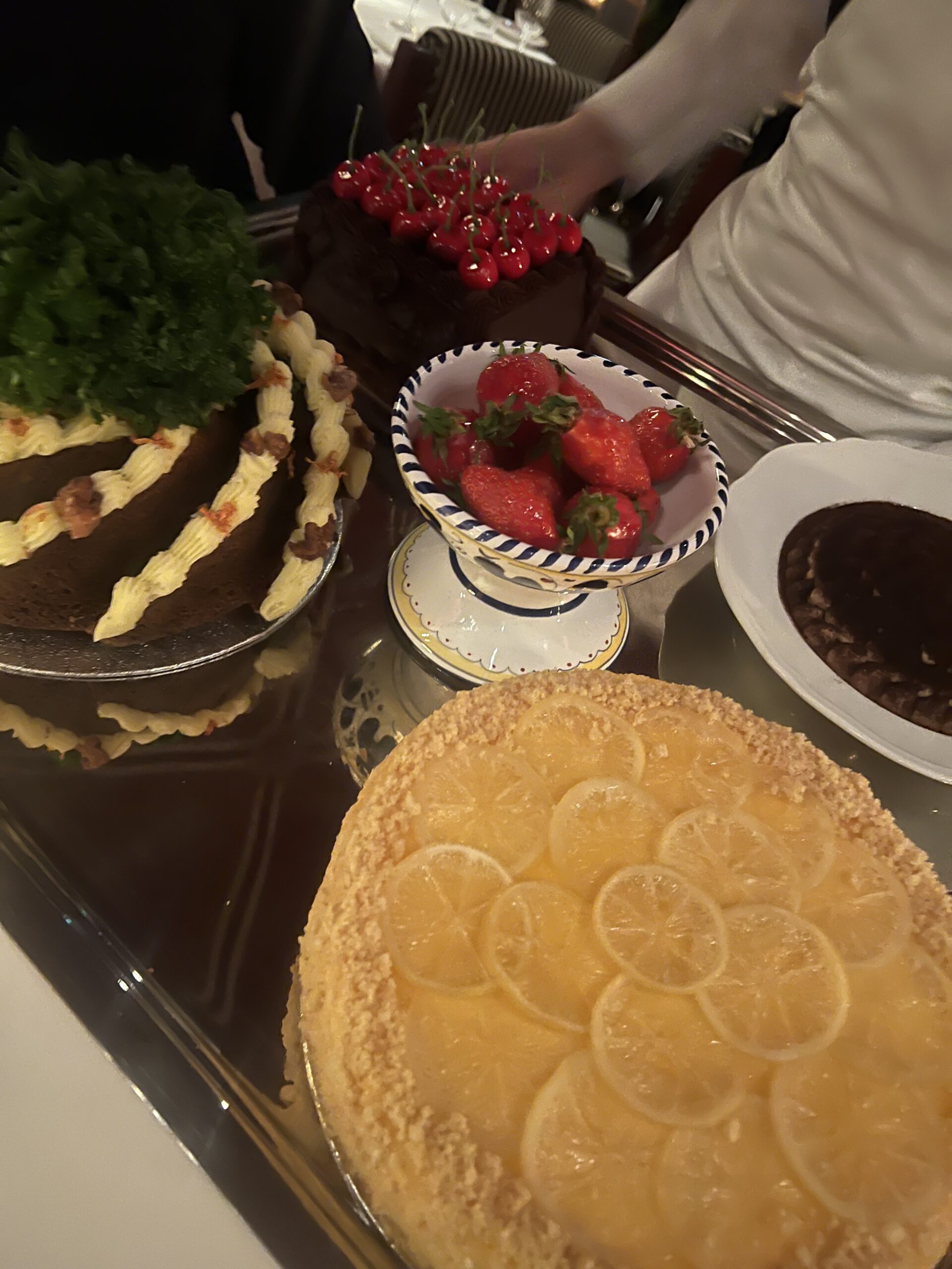 Carbone London - Glamour and Happy Taste buds dessert choices 