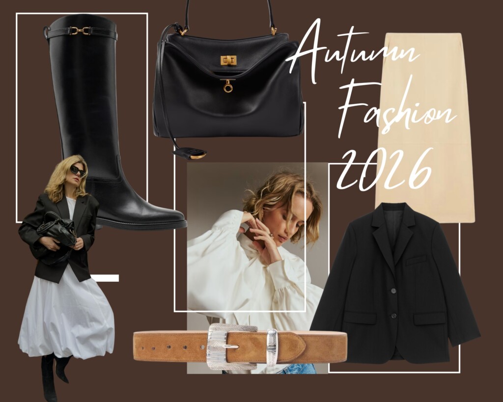 25 Pieces That Make the Perfect Autumn 2026 Capsule Wardrobe Balenciaga rodeo bag, sezane bloue and suede belt, autumn styles 